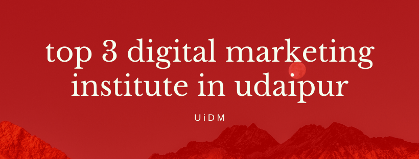 Top 3 Digital Marketing Institute In Udaipur